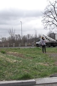 Fabulous Ginger Having Fun With Her Cunt Before A Boy Steps In A Hump Her Ass With His Cock