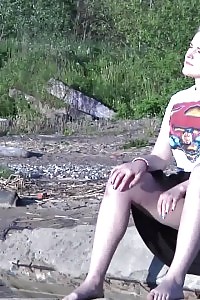 Lovely Indian Beauty Gupet Reveals Off Her Underwears And Take Knob Jamming From 2 Ends