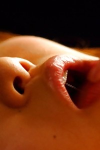 Smoking Blonde Gets Some Fanny Spanked From A Lewd Boy