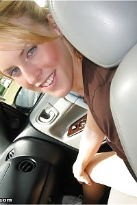 Kayleigh Seduces Her Way Out Of Her Top Notch Dress.