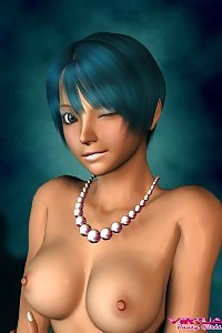 Oversexed Asian Queen Floats In The Water Nude Having Her Birthday