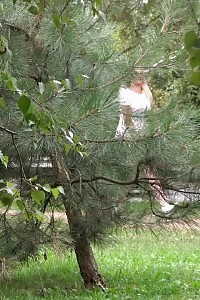 Long-legged Ginger Porn Actress Bianca Valentino Got On All Fours To Let You See Us Her Arse And Wet Pussy