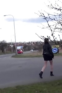 Kinky Boy Accept His Butt To A Desirable Girl And Strips Nude To Get Bare Ass Slapping
