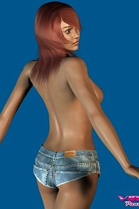 Beauty Blonde Look Extremely Incredible In Black Soft Leotard.