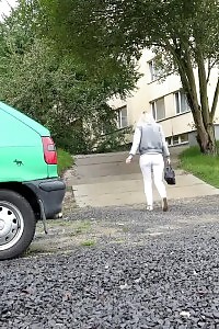 Lustful Streetwalker Julie Shoves A Chubby Cock In Her Throat And Spreads Her Legs To Get Her Ass Dicked