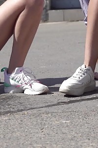 Fetching Preggo Babe Flashing Off Her Big Bubble Boobs