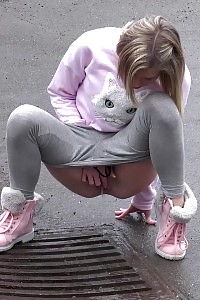 Dazzling Blonde Shows Off Legged And Having Fun With Her Pussy