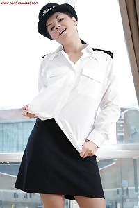 Ravisher Joceline Teases Her Way Out Of Her Red Clubbing Dress.