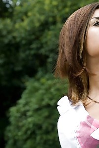 Smoking Light-haired Pulls Down Her Panties To Piss