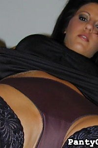 Stunning MILF Layla Jade Merrily Exposing Off Her Underwears And Fucking Her Labia With A Cock