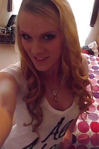 Kirsty Demonstrates Her Puffy Pussy Inside Her Sheer Panty