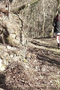 Blonde Hottie Strips Cowgirl Of Her Boy To Express Off Her Fat Butt And Gets Caned