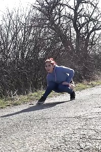 Blonde Streetwalker Sucking Dick Before Having Her Booty Jammed