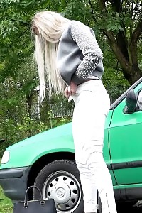 Lustful Streetwalker Julie Shoves A Chubby Cock In Her Throat And Spreads Her Legs To Get Her Ass Dicked