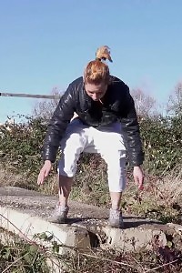 Big-tittied Blonde Gets Great Anal Gape