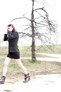 Sensational Light-haired College Girl Get Bent On The Schoolroom Desk And Take Rough Arse Caning From Her Prof