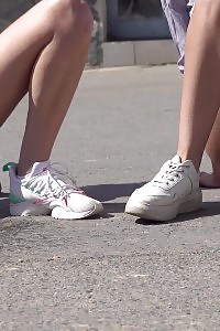 Fetching Preggo Babe Flashing Off Her Big Bubble Boobs