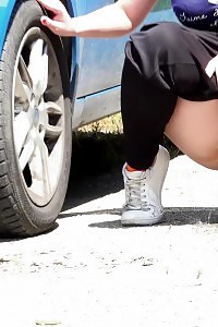 Fascinating Doll Let You See Off Her Proper Ass And Cunt And Gets Terrible Hand Slapping From Her Fucker