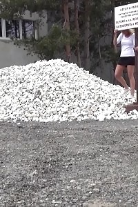 Extreme Cutie Enjoying A Giant Meat Stick In Her Anal