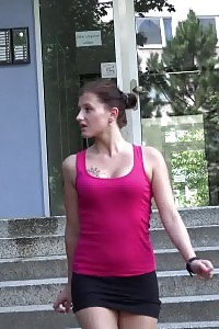 Fantastic Pregnant Damsel Posing With Nothing On But Her Lace Legwear And Pleasuring Her Pussy