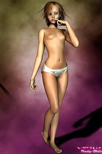 Jitka Demonstrates Her Tanned And Impressing Body When She Strips Out Of Her Silken Undie.