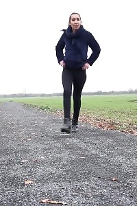 Blonde Dirty Licking Her Lingerie While Rub Fucking